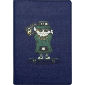 Обложка для паспорта ПВХ "Cat"