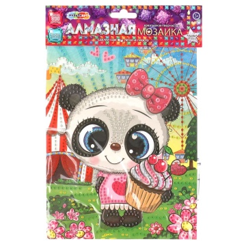 Аппликация из страз 17*23см "Пандочка"