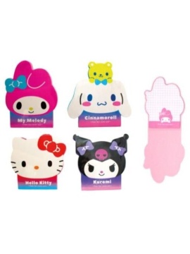 Блокнот 90*90мм  60л. клеевой кор. "Куроми и друзья-1" фигурн.выр.