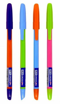 Ручка шарик. Linc Corona Plus Fancy colors синий 0,7 мм ассорти шестигран. корп.