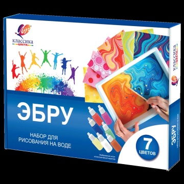 Набор для рисования на воде Эбру 7 цветов