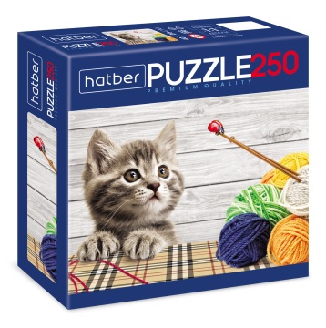 Пазлы  250 элементов  400*280мм.  "Пушистик" Premium