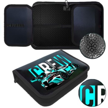 Пенал 1 отд. с 2-мя откид.пл. (200*140*40) молния, ПВХ " Урбан авто"