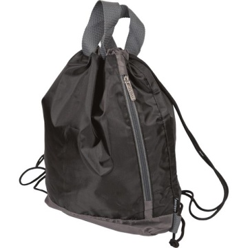 Мешок для обуви 1 отд, 380*430*90 Gray", карман, верев.завязки, ручки