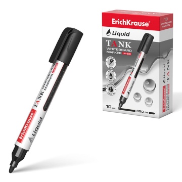 Маркер для белой доски 2,5мм чёрный LW-600, с жидк.чернилами