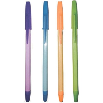 Ручка шар. deVENTE "Flare", 1мм, масл. чернила, синяя, грип для пальца, ассорти**