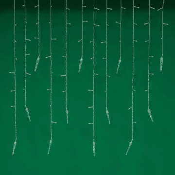 Гирлянда электрическая Бахрома 2,м 80LED пост. свечение, 220В, шампань