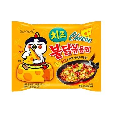 Лапша быстрого приготовления со вкусом жгучей курицы и сыра "SAMYANG" 140гр./пачка