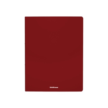 Папка файловая пластиковая ErichKrause Matt Blackberry Marsala, арома, c 20 карманами, A4, ассорти