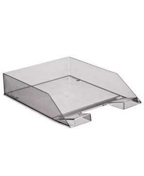 Лоток д\бумаг гориз. КАСКАД серый