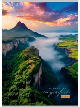 Тетрадь А4 96л кл. скоба Проф-Пресс "Красивый пейзаж" (203*273мм)