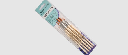 Кисти набор "Колорит-5" в пакете (5шт)