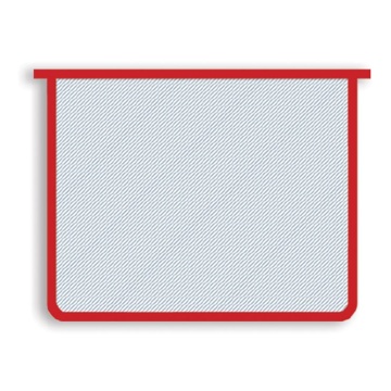 Папка д/тетрад. А5 (230*190*25) 1отд. молния сверху "Офис б/цв. Мятная"