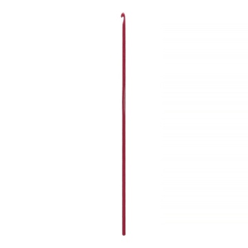 Крючок для вязания D=2,5мм, 15см в чехле красный