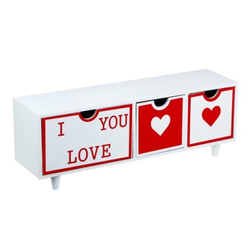 Шкатулка 39*10*14см с отделениями, фанера