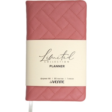 Планинг недат. 100*170мм 80л.,кожзам "Elizabeth" нежно-коралловый, 70м/г2
