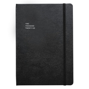 Ежедневник дат. 2026г А5 176л., балакрон, 7БЦ "Monochrome"  +ПОДАРОК