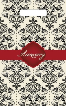 Пакет 30*20см (30мк) с вырубной ручкой "Аксессуар" ПВД