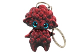 Брелок 3D "Овечка Бьянка" 5 см, цвет ассорти