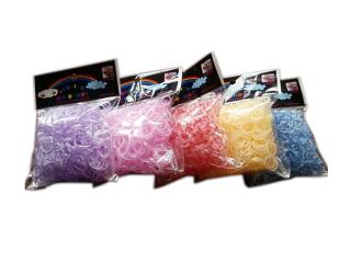 Набор резинок для плетения 385 шт Ассорти Микс "Модница" с крючком