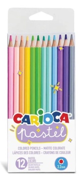 Карандаши цвет. 12цв  Carioca Pastel