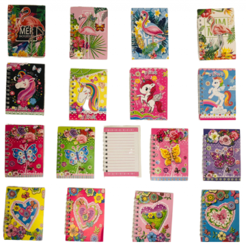 Блокнот. 75*105 мм. Ригель. 36 л. Фламинго. В ассортименте.