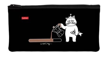 Пенал-косметичка (205*110) молния, ткань "Coffee Story"