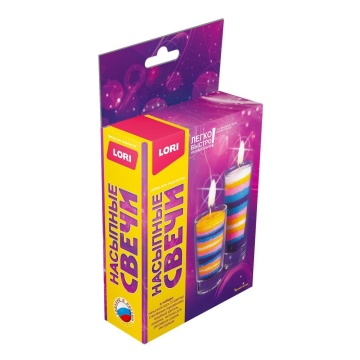 Набор Насыпные свечи "Яркий микс" 2шт 4+