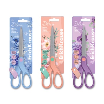 Ножницы EK "Unity Pastel Bloom" 18 см, ассорти