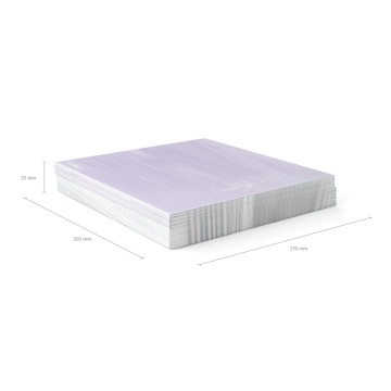 Тетрадь общая ученическая с пластиковой обложкой на скобе ErichKrause Pastel ассорти, Геометрия, 48