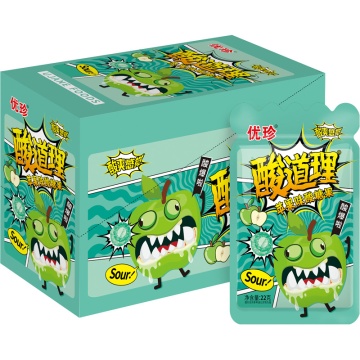 Леденцы кислые Sour Candy  22 г. ,/уп.20 шт./, яблоко