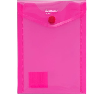 Конверт на кнопке А7 80*110мм BLAZE красный