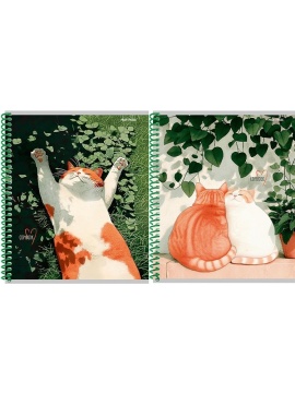 Тетрадь А5 96л кл. гребень Проф-Пресс "Солнечные котики"