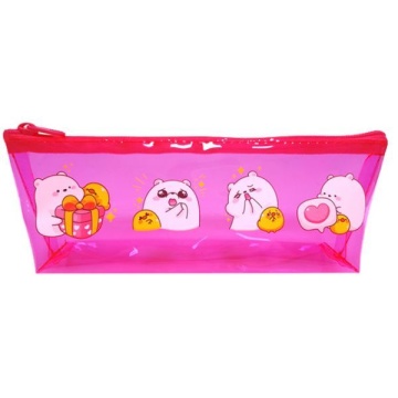 Пенал-косметичка (210*190*80) молния, ПВХ "Мишки каваи"