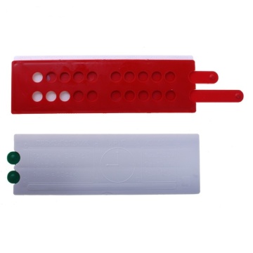 Счёты первоклассника. Пластиковые. АБАК Белый+красный. 170*56 мм.