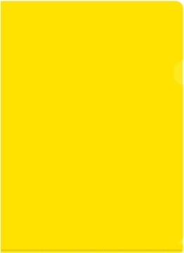 Папка уголок Бюрократ -E310N.1YEL непрозрачный A4 пластик 0.18мм желтый