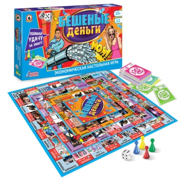Игра настольная "Бешеные деньги" аналог Монополии 10+