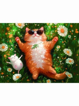 Картина по номерам на холсте 40*50см "Счастье в мелочах"