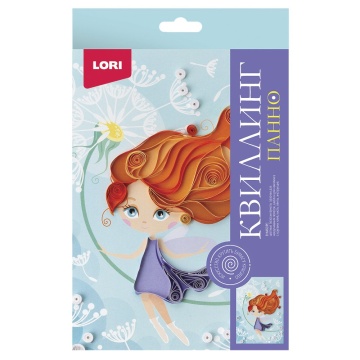 Квиллинг. Панно "Фея"