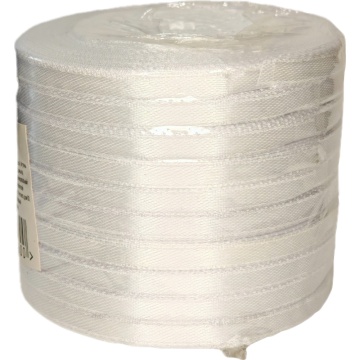 Лента упаковочная атласная 6мм, 22 м белая (10шт/уп)