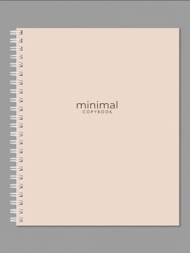 Тетрадь А5 48л кл. гребень Проф-Пресс "Минималистичный дизайн" мат.лам.