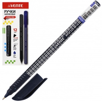 Ручка "Focus" синяя 1.0.130мм.иг корпус ассорти DEVENTE