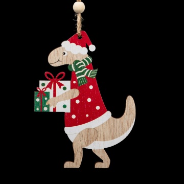 Украшение ErichKrause Decor Дракон с подарком 11см, дерево