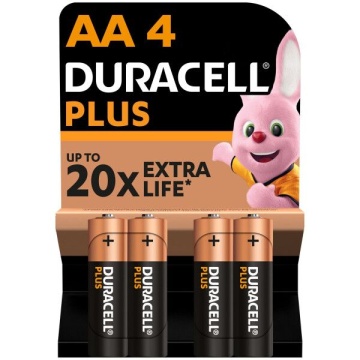 Батарейка LR-06 (АА) DURACELL PLUS, блистер, цена за 1 шт