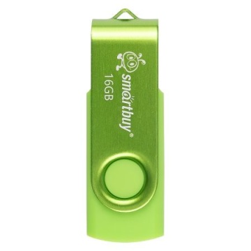 Флеш-драйв  16 GB UFD 2.0 Smartbuy Twist Acid Green