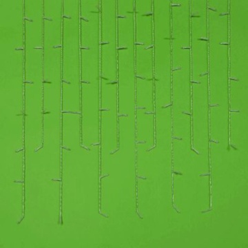 Гирлянда электрическая Бахрома 3м 96LED светодиодная, белый провод, 220В, шампань