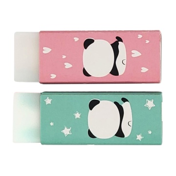 Ластик  BV "HappyGraphix. Панды" 21*59*15мм, 2 цвета