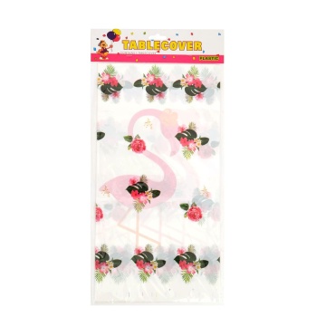Скатерть п/э 108*180см фламинго