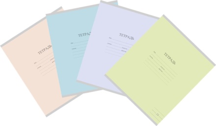 Тетрадь А5 24л лин.  КФОБ "Пастельные тона"