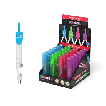 Циркуль металл. EK "S-Cool" в пласт.футляре